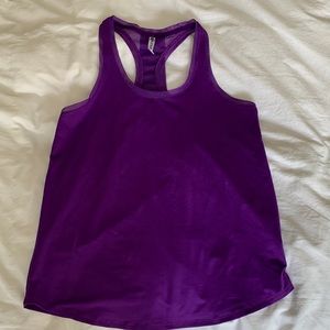Fabletics Activewear Top Size M Purple